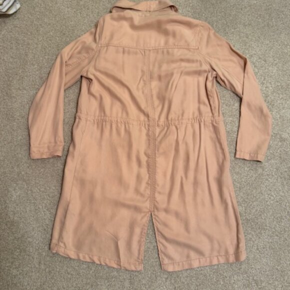 Max Jeans Drawcord Duster Jacket, Baby Pink - Women's Medium - Picture 3 of 13